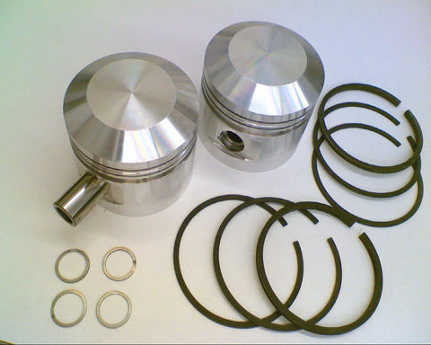 Aluminum Pistons 61" Twins with .625 Pin +.020" Over