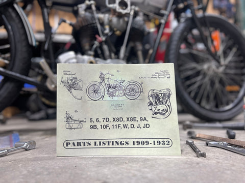 Parts listings and Service manual 1909-1932