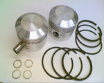 Aluminum Pistons 61" Twins with .625 Pin +.020" Over