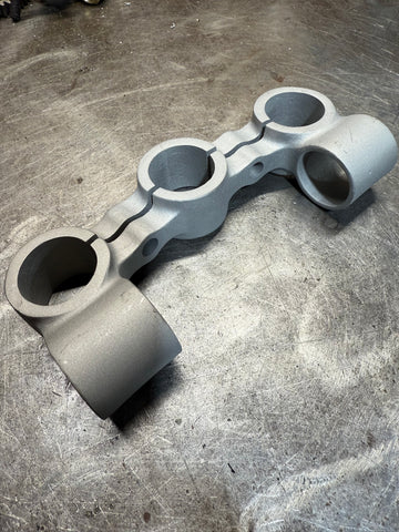 BCEX Triple Clamp/ Handlebar mount 1913-1915 Harley J Racer Castings