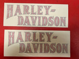 Harley Davidson Factory Racer Fuel Tank Decals