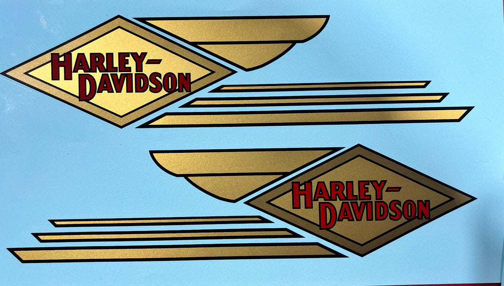 Harley Davidson Fuel Tank Decals 1905-1939 – Competition Distributing LLC