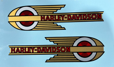 Harley-Davidson Fuel Tank Decals (Set of 2) - AMF American Harley-Davidson Fuel Tank Decals (Set of 2) - AMF American