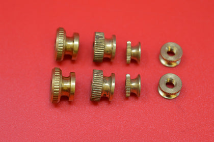 1001-TN ANTIQUE SPARK PLUG & MAGNETO THUMB NUTS  HARLEY JD