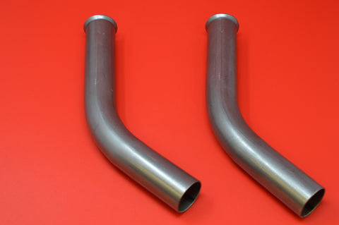 1004-25 HARLEY JD 1.375" OD EXHAUST PIPE SET. 1925-1928 TWINS