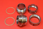 1012-15K HARLEY JD 61" Exhaust Nipples, Nuts, O-Rings. 1915-1924 61" TWINS