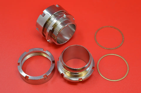 1012-21K Harley JD 74" Exhaust Nipples, Nuts, O-Rings. 1921-1929 74" Twins & 1928-1929 61" L Motors