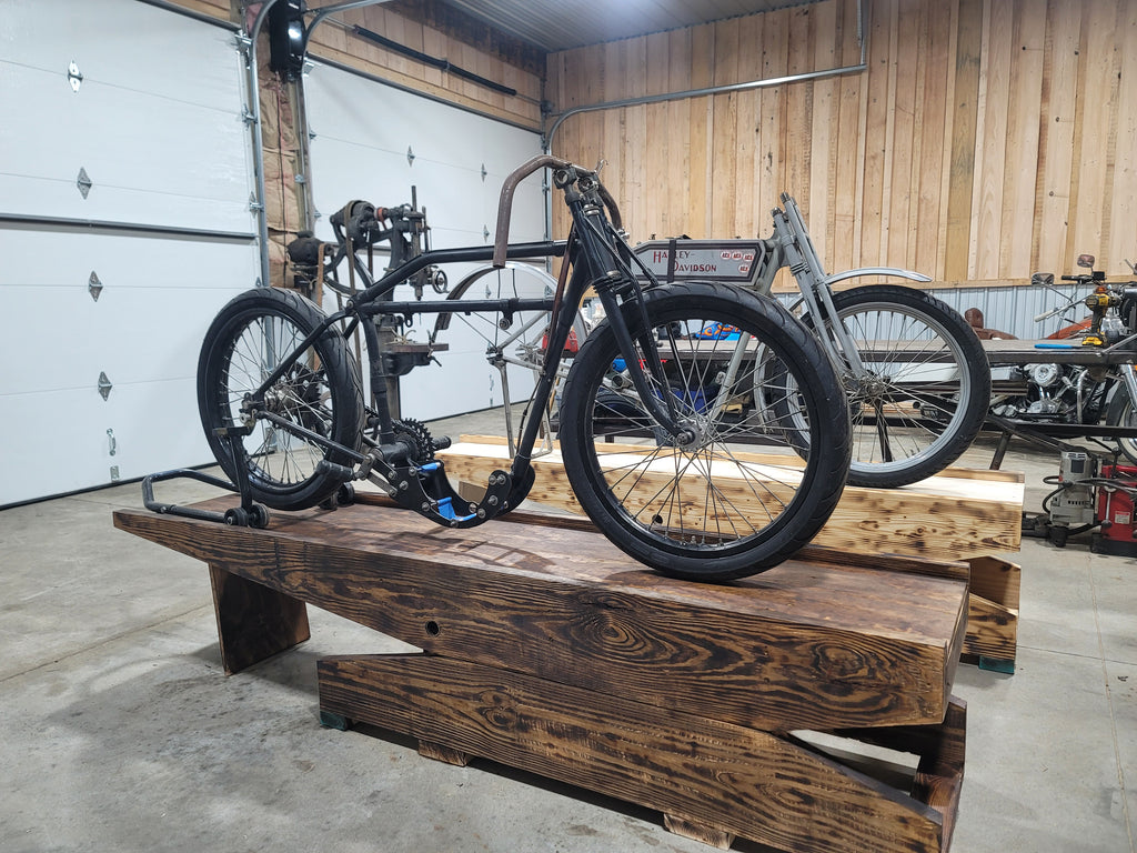 Wooden discount motorcycle lift