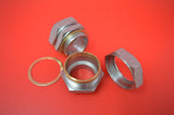 1112-23K Harley JD 74" Intake Nipples, Nuts, O-Rings. 1923-1929 Twins