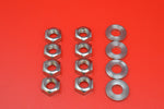 125-09 HARLEY JD FRONT FORK ROCKER PLAT STUD WASHERS & NUTS 1909-1929