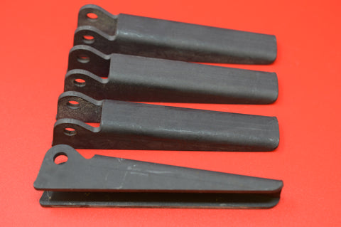 16B35 INDIAN FOOTBOARD CLEATS. 1922 TO 1935 SCOUTS, 101 CHIEFS, AND FOURS. 4 PCS