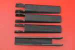 16B35 INDIAN FOOTBOARD CLEATS. 1922 TO 1935 SCOUTS, 101 CHIEFS, AND FOURS. 4 PCS