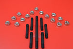 1910-1914 HARLEY JD ENGINE CASE STUD & NUT KIT. SINGLES