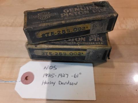 1925-1927 NOS Piston Pins 61" twin