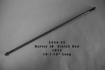 2424-25 Harley JD Foot Clutch Rod with Nuts 16-1/16" 1925 Three Speed Twins