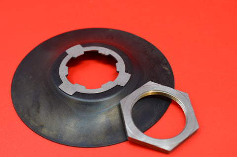 2501-20K Harley JD Countershaft Sprocket Dust Ring, Lock Washer & Nut. 1920-1935