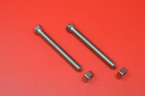 2827-09 (2826-09) HARLEY JD REAR AXLE ADJUSTING SCREWS & NUTS (LONG) 1909-1926 ALL MODELS