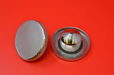 3507-35K 'Seconds' Pair of Gas or Oil Caps 1928-1936 Harley Davidson. All Models.