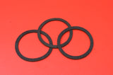 3509-16 HARLEY J JD VL RL GAS TANK & OIL TANK CAP LEATHER WASHERS. 1916-1934 ALL