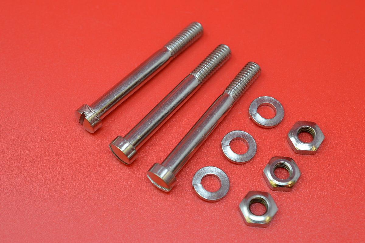 352910 HARLEY JD LOWER GAS TANK MOUNTING SCREWS, LOCK WASHERS, & NUTS