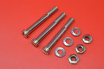 3529-10 HARLEY JD LOWER GAS TANK MOUNTING SCREWS, LOCK WASHERS, & NUTS 1910-1932