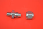 3577-15K HARLEY JD OIL PIPE NIPPLE & NUT 1915-1922