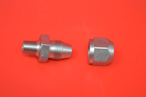 3577-15K HARLEY JD OIL PIPE NIPPLE & NUT 1915-1922