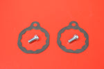 364-12LP HARLEY JD FLYWHEEL/PINION SHAFT NUT LOCKPLATES W/ SCREWS 1912-1929 & 1930-1932
