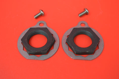 365-15K HARLEY JD VL CRANK PIN NUTS, LOCKPLATES, & SCREWS 1915-1936 ALL TWINS