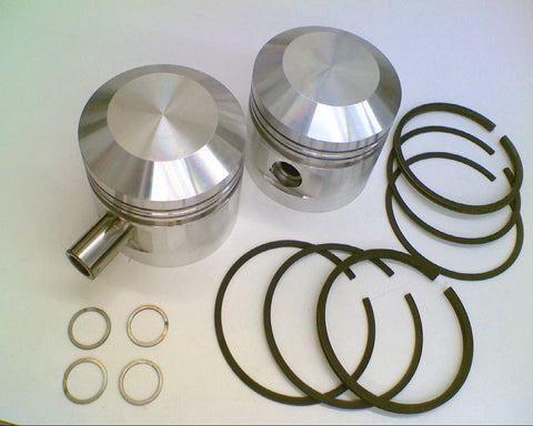 Forged Aluminum Pistons 74" Twins with .791 Pin .055" Over