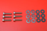 8821-18OS TOP OF TANK SCREW & WASHER KIT. OVERSIZED. NICKEL PLATED 1918-1936 & 1936-1952 45's