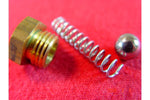 AA70 HARLEY JD BREATHER RELIEF VALVE NUT SPRING & BALL 1909-1913 Singles