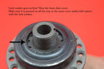3932-21 Front Wheel Hub Inner Dirt Guard.  1921-1928 Harley JD