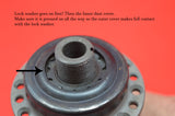 3932-21 Front Wheel Hub Inner Dirt Guard.  1921-1928 Harley JD