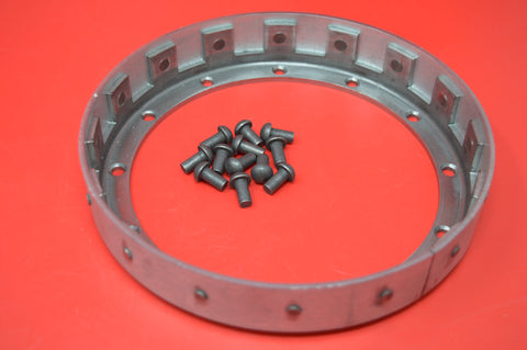 2472-19 Clutch Hub Shell & Rivets. Late 1919-1929 Harley J JD F FD Twins.